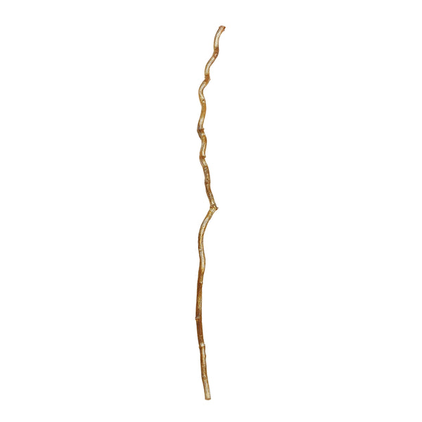 Decorative Twisted Stick In Golden Wash