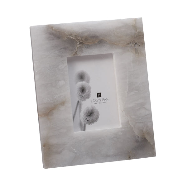 Solid Slab Alabaster 4x6 Frame