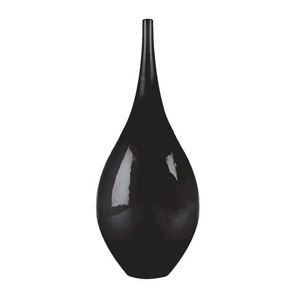 Pearlized Coal Handblown Bottle - Small