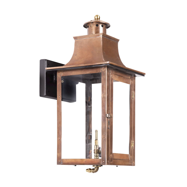 Maryville Outdoor Gas Wall Lantern Aged Copper