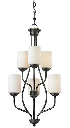 Z-Lite Cardinal 6 Light Chandelier 414-6