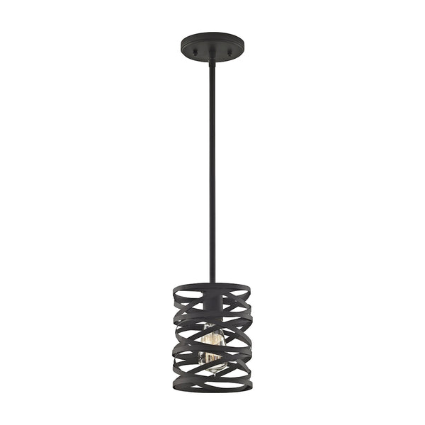 Vorticy 1 Light Pendant In Oil Rubbed Bronze