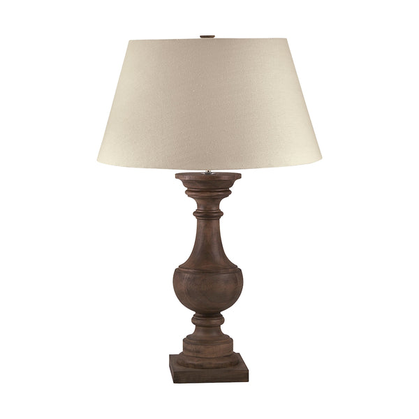 Solid Wood Balustrade Table Lamp