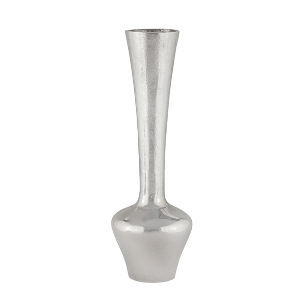 Long Neck Aluminum Vase - Medium