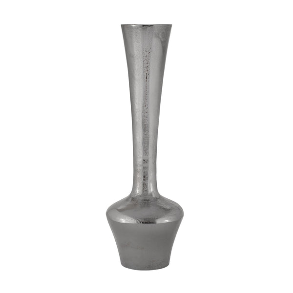 Long Neck Aluminum Vase - Large
