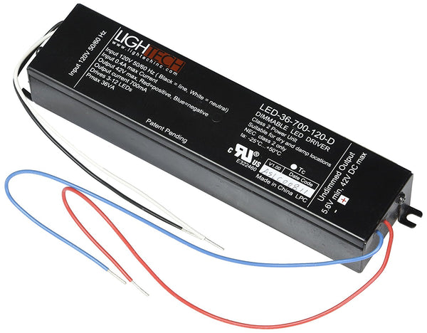 18 Watt 700mA Class II Electronic LED Driver - Dimmable