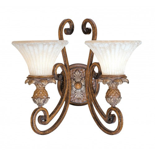 Livex Lighting Savannah 2 Light Venetian Patina Wall Sconce