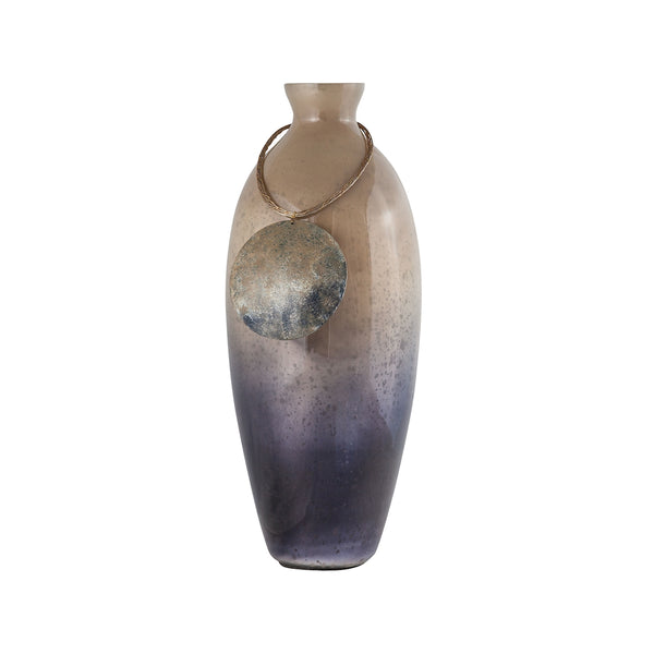 Vase Cuzco 16-Inch Glass Vase In Fire Clay