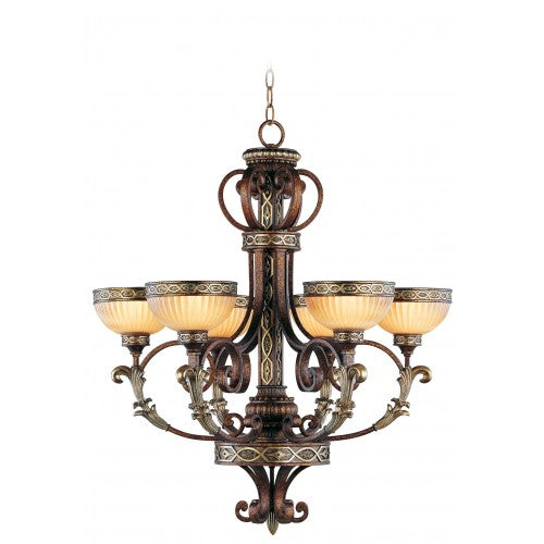 Livex Lighting Seville 6 Light PBZ Chandelier