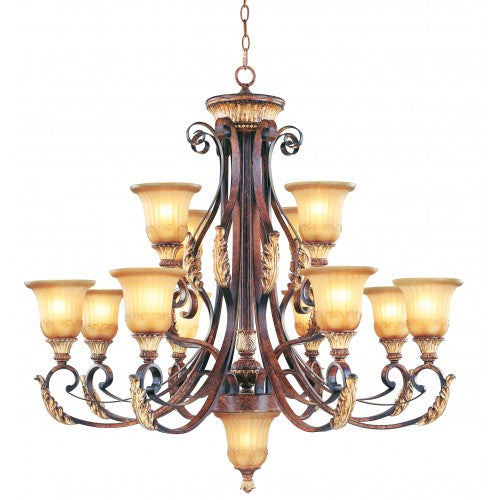 Livex Lighting Villa Verona 12 Light VBZ Chandelier