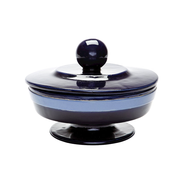 Navy And Denim Polar Vase - Small