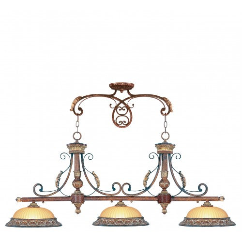 Livex Lighting Villa Verona 3 Light VBZ Island