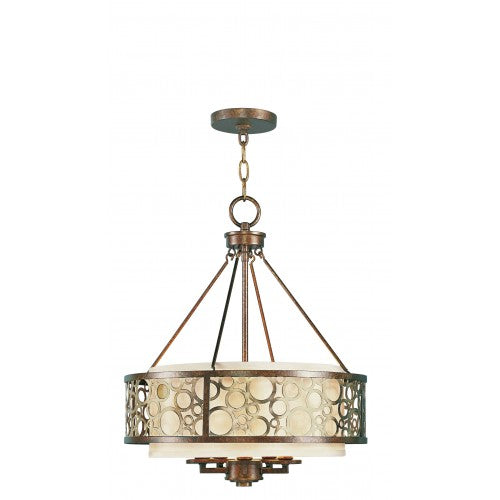 Livex Lighting Avalon 5 Light PBZ Chandelier