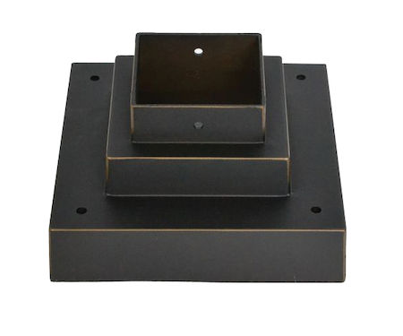 Z-Lite Pier Mounts Outdoor Pier Mount SQPM-ORBZ