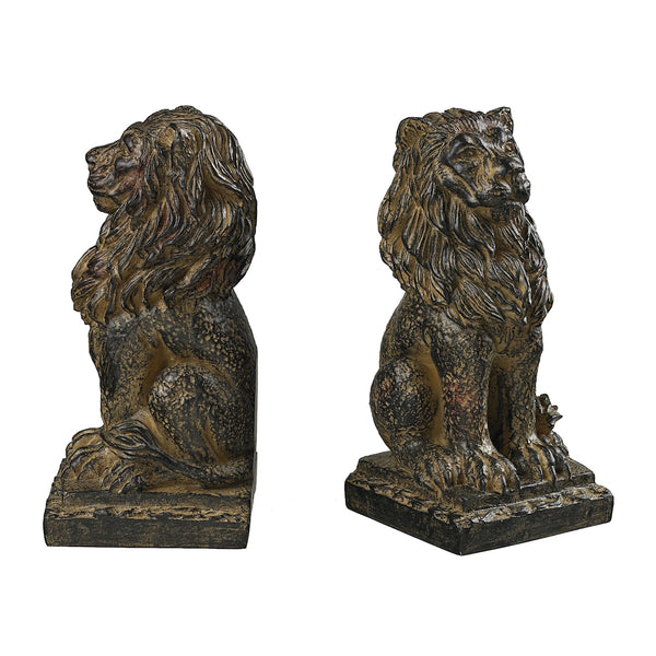 Lion Bookends