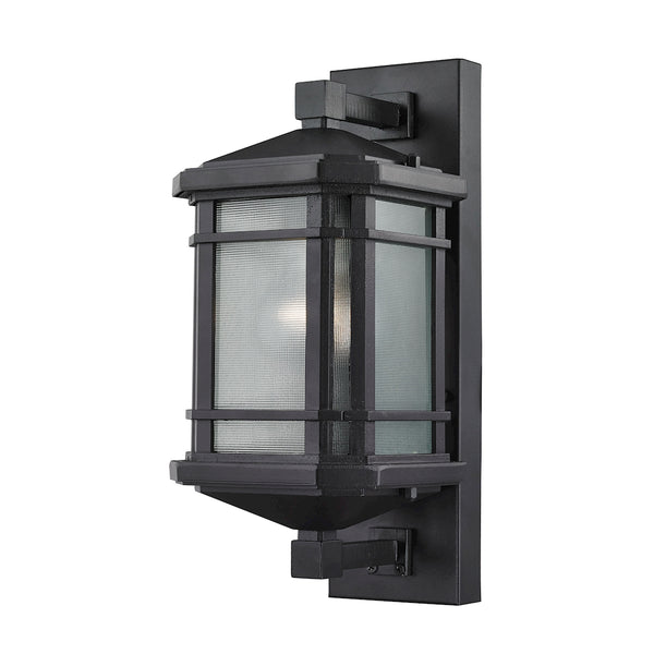 Lowell 1 Light Outdoor Sconce In Matte Black