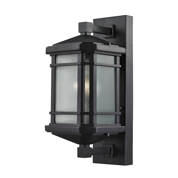 Lowell 1 Light Outdoor Sconce In Matte Black