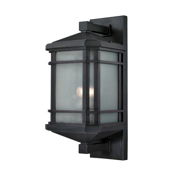 Lowell 1 Light Outdoor Sconce In Matte Black