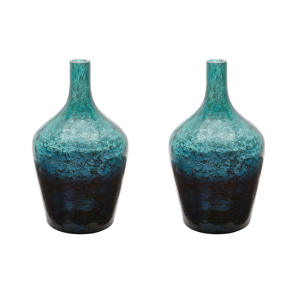 Emerald Ombre Bottle - Set of 2