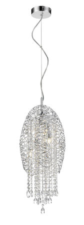 Z-Lite Nabul 3 Light Pendant 889CH-3C