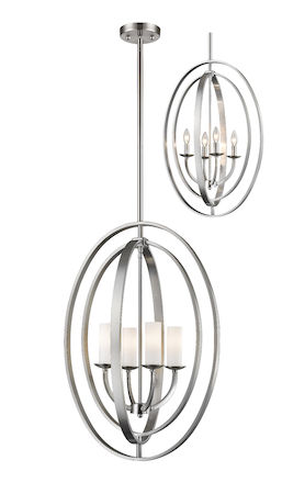 Z-Lite Ashling 4 Light Pendant 6004-4L-BN