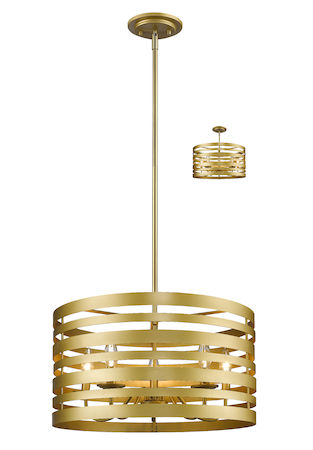 Z-Lite Memphis 5 Light Pendant 441-20SG