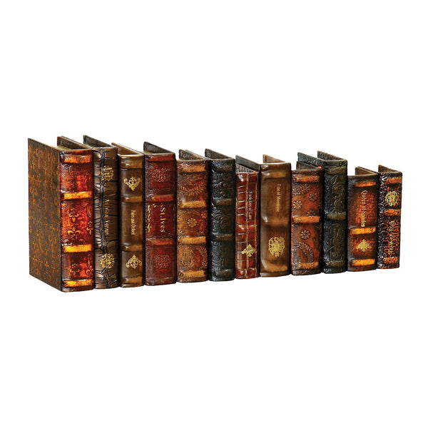 Set of 12 Leatherbound Books