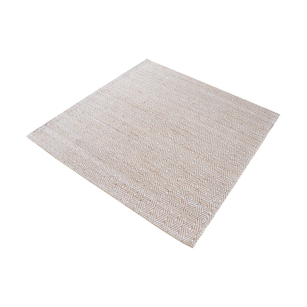Elsie Handwoven Hemp And Cotton Rug - 6-Inch Square