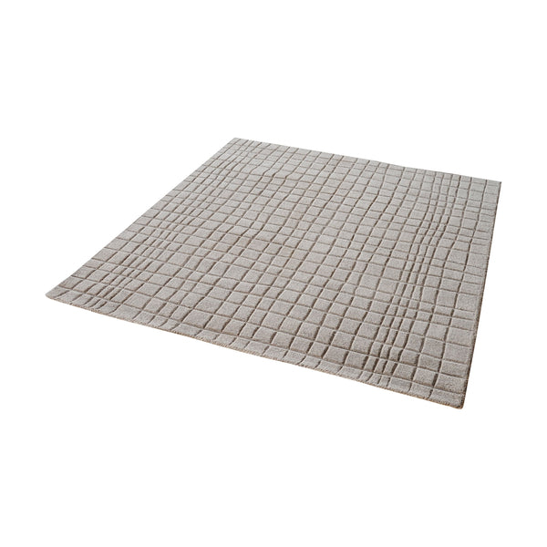 Blockhill Handwoven Wool Rug In Chelsea Grey - 6-Inch Square