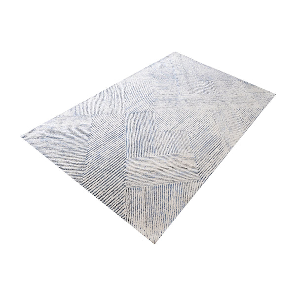 Vaugham Handtufted Wool And Denim Fabric Rug - 9ft x 12ft