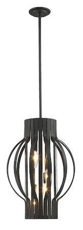 Z-Lite Moundou 4 Light Pendant 436-16BRZ