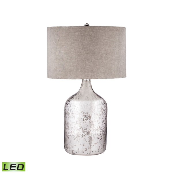 Tapered Mercury Glass Jug LED Lamp