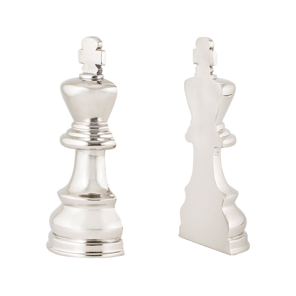 Zugzwang Chess Piece Book Ends - Set of 2