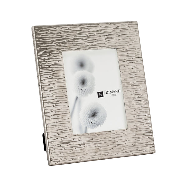 Aluminum Textured 5x7 Photo Frame