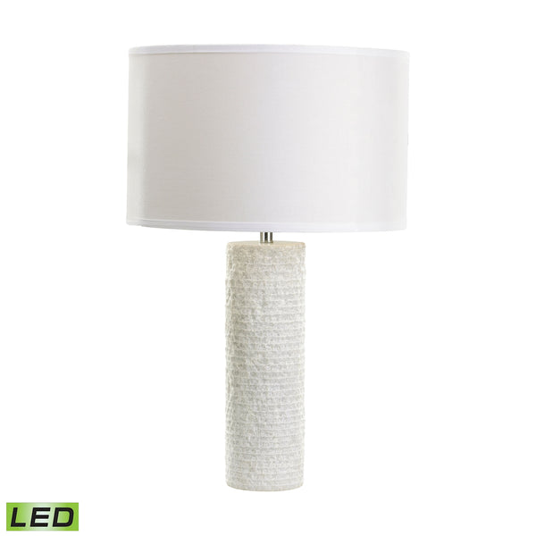 Rough Round Marble LED Table Lamp