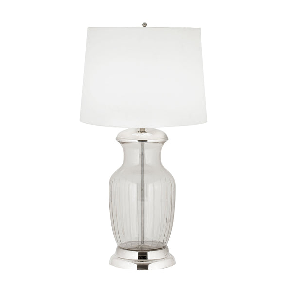 Massive Glass Urn Table Lamp