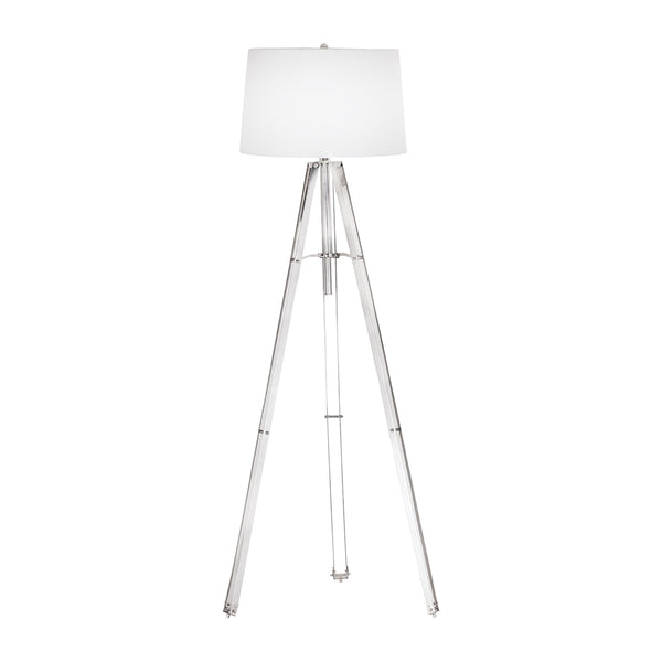 Tripous 1 Light Tripod Lamp In Nickel
