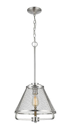 Z-Lite Iuka 1 Light Pendant 451-12BN