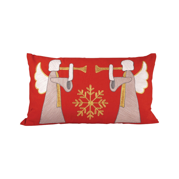 Herald Angels Pillow 20X12-Inch