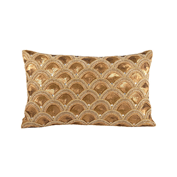 Gilded Scallops 20x12 Pillow