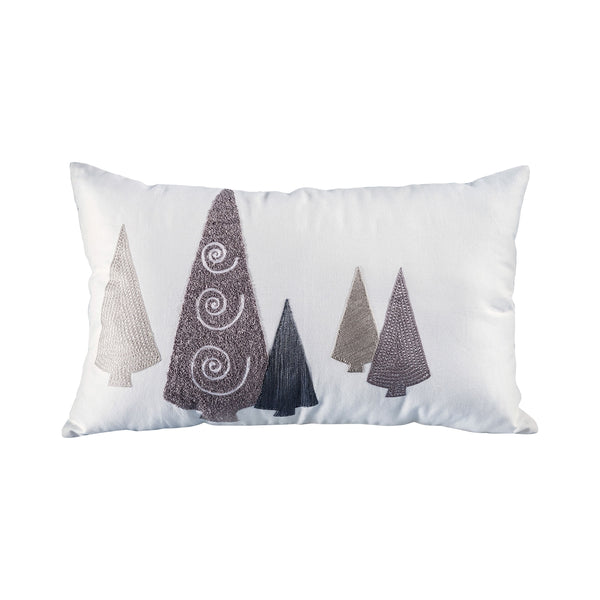 Modern Trees 26x16 Lumbar Pillow