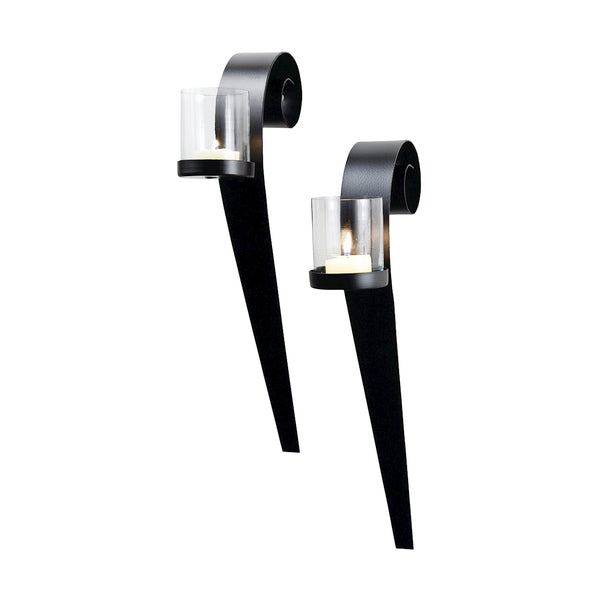 Medallion Set of 2 Wall Votives