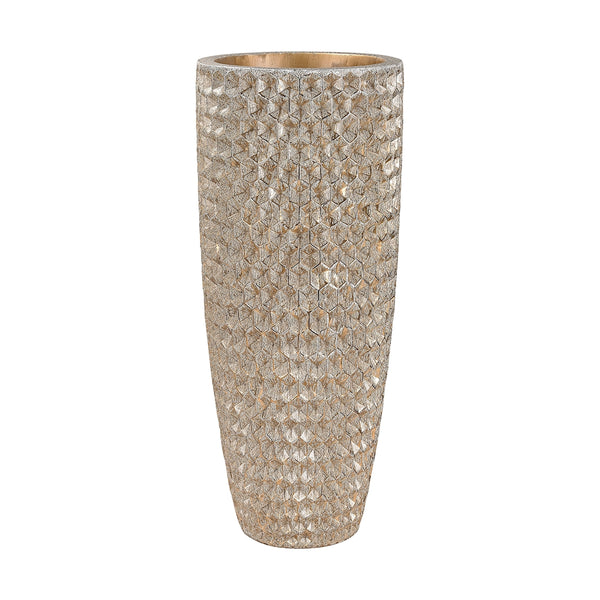 Geometric Textured Vase