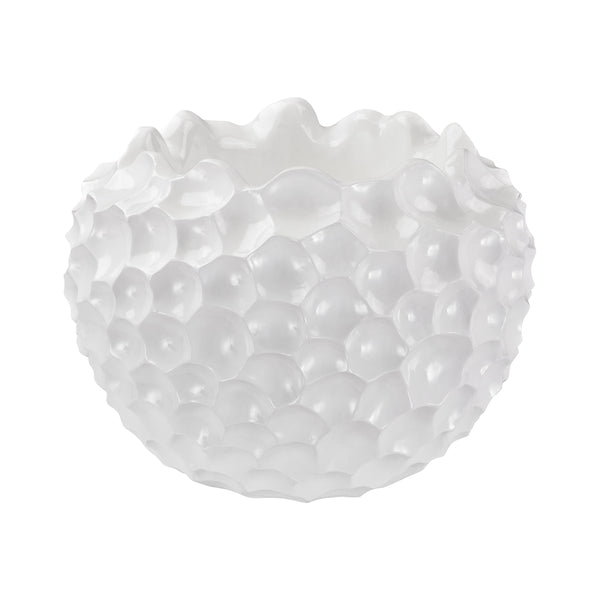 Vivo Coral Texture Vessel In White