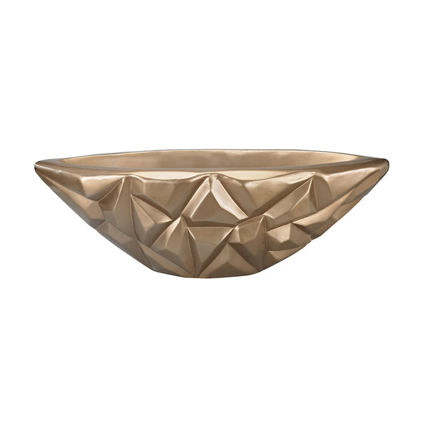 Qattara 10-Inch Bowl In Champagne Gold