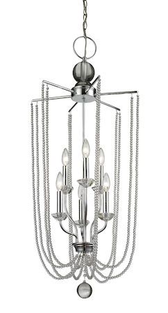 Z-Lite Serenade 6 Light Pendant 429-6C-CH
