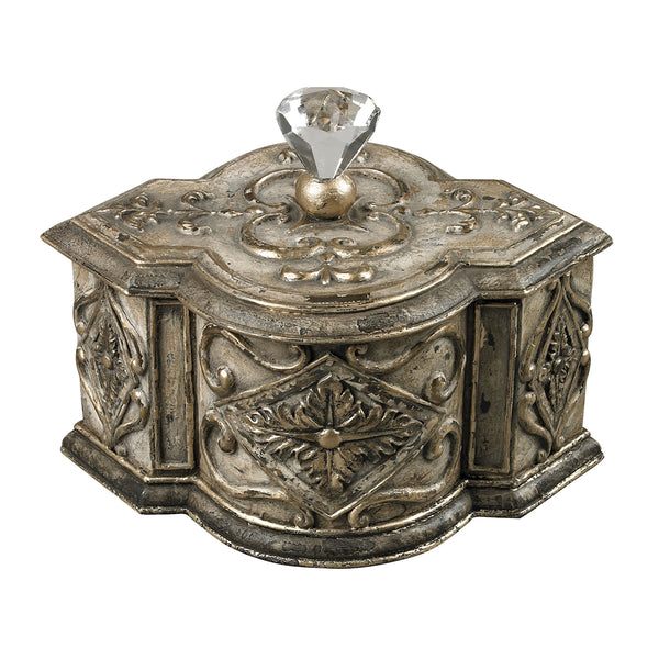 Keepsake Box With Crystal Finial