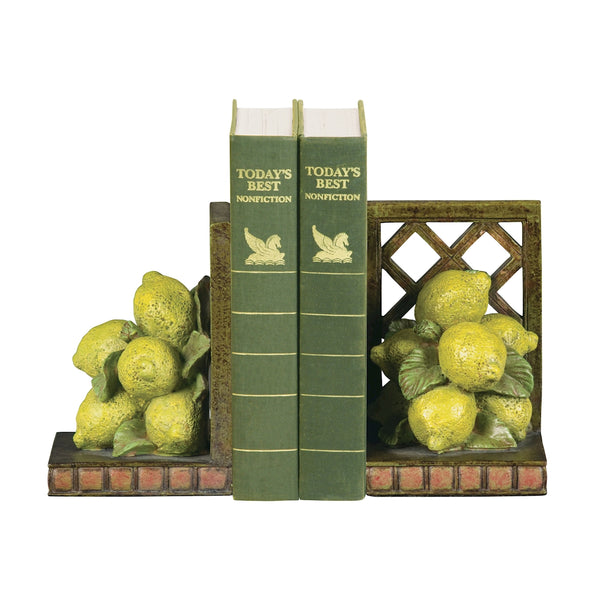 Lemon OrChard Bookends - Pair