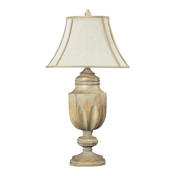 Lone Oak Bleached Wood Table Lamp