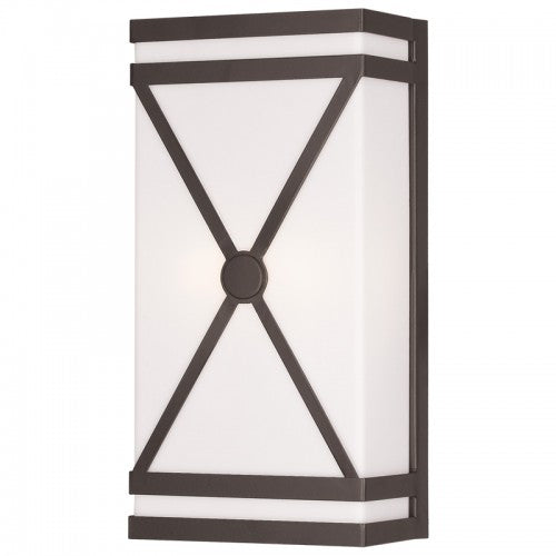 Livex Lighting Wall Sconces 2 Light Bronze Wall Sconce
